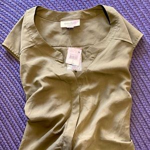 Motherhood Maternity - Tie Back Short Sleeve Top - M